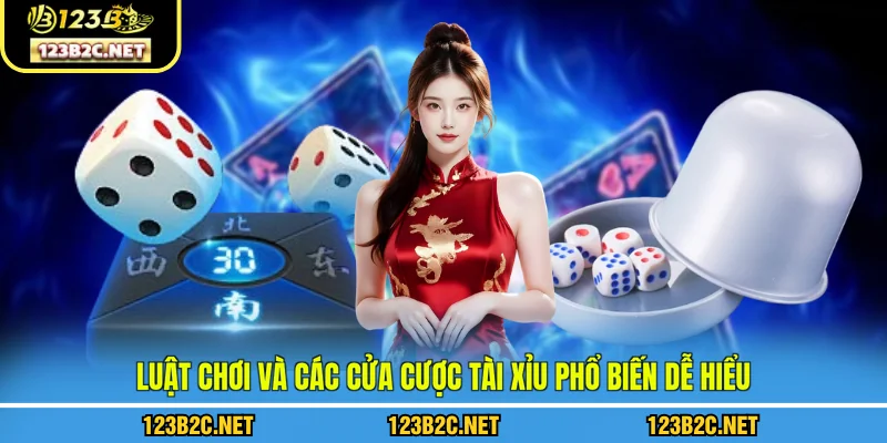 Luật chơi và các cửa cược tài xỉu phổ biến dễ hiểu