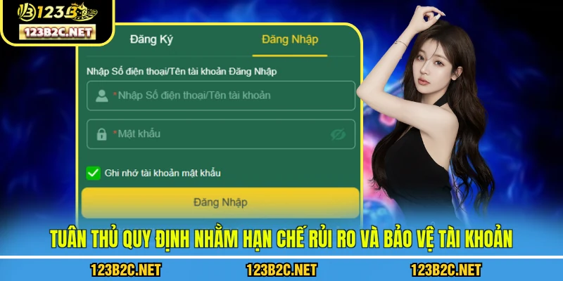 Tuân thủ quy định nhằm hạn chế rủi ro và bảo vệ tài khoản